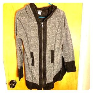 Venus hi-low tunic hoodie